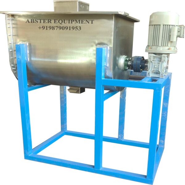 Stainless steel ribbon blender