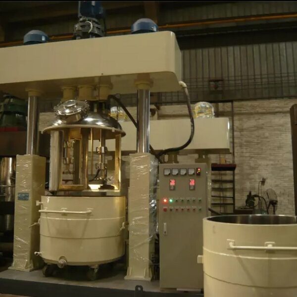 Triple shaft mixer
